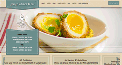 Desktop Screenshot of grangekitchenandbar.com